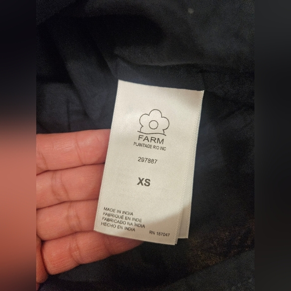 Farm Rio Mixed Patchwork Boho Minidress  Size XS - Picture 15 of 16